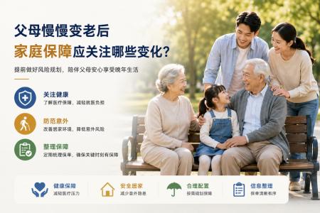 父母慢慢变老后，家庭保障应该关注哪些变化？