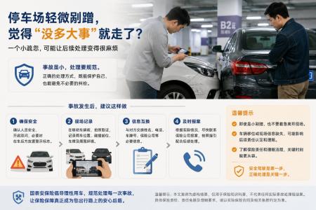 停车场轻微剐蹭，觉得“没多大事”就直接走了？