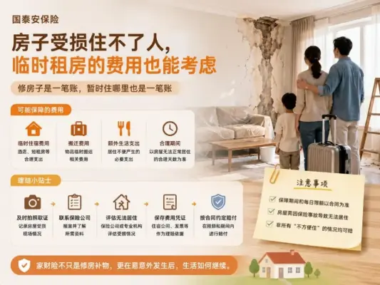 房子受损后能维修，但一个月住不了人：临时租房的钱谁来考虑？