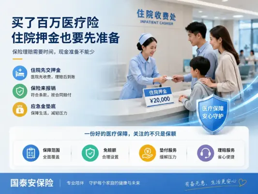  百万医疗险的1万免赔额到底是什么意思？小病住院为什么报不了